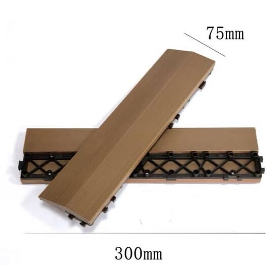 Evodeck divslāņu WPC terašu flīžu malas